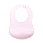 BabyOno Silikonski podbradak ultrathin 6 m+, roza