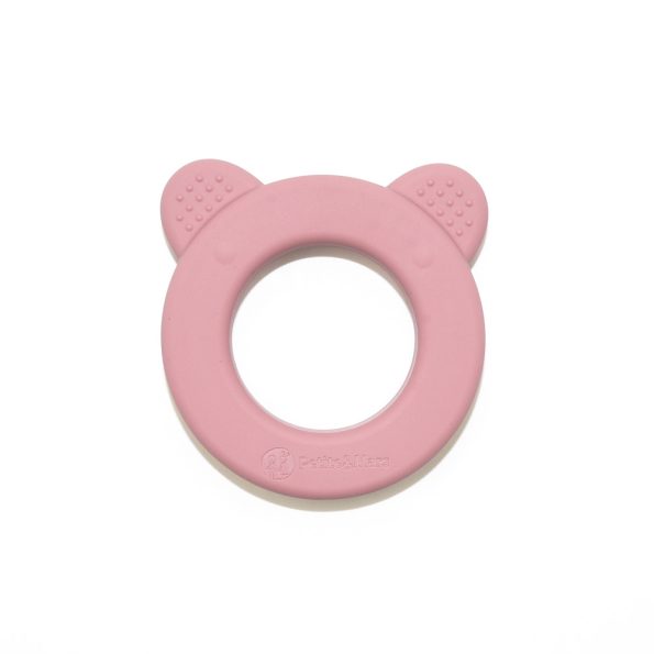 01-petitemars-silikonska-grickalica-za-zube-sa-zveckom-beary-0-dusty-rose