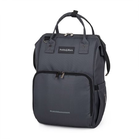 PETITE&MARS Ruksak za pelene Jack, Ultimate Grey
