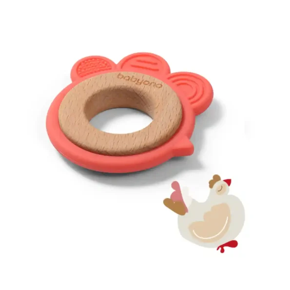 02-babyono-silikonsko-drvena-grickalica-za-zube-koka-boja-breskve