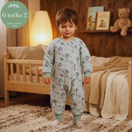VREĆA S NOGAVICAMA 2.5 TOG UNISEX ZELENA SAFARI