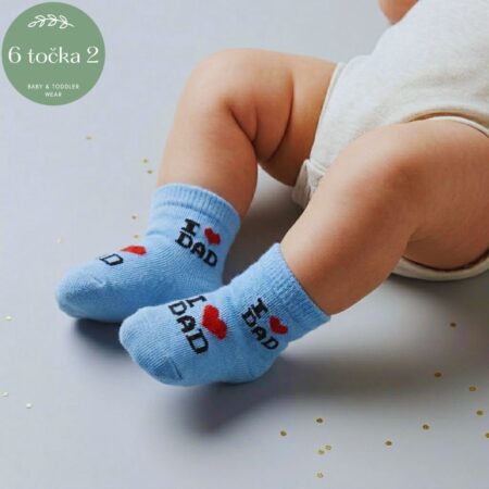 ČARAPE 3/1 LOVE DAD BEBELINNA