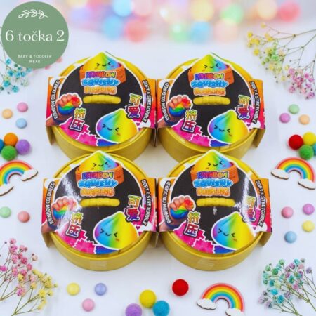 RAINBOW SQUISHY DUMPLING BUNDLE 4 KOMADA